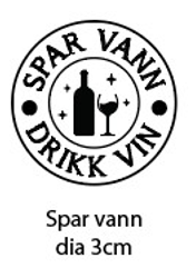 Clearstamp - Spar vann drikk vin