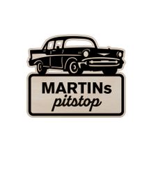 Navnskilt 1957 Chevrolet Bel Air 26x22cm