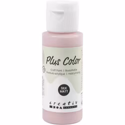 Plus Color Hobbymaling, støvete rosa, 60ml/ 1 fl.