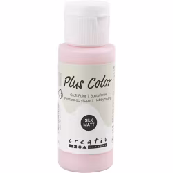 Plus Color Hobbymaling, myk rosa, 60ml/ 1 fl.