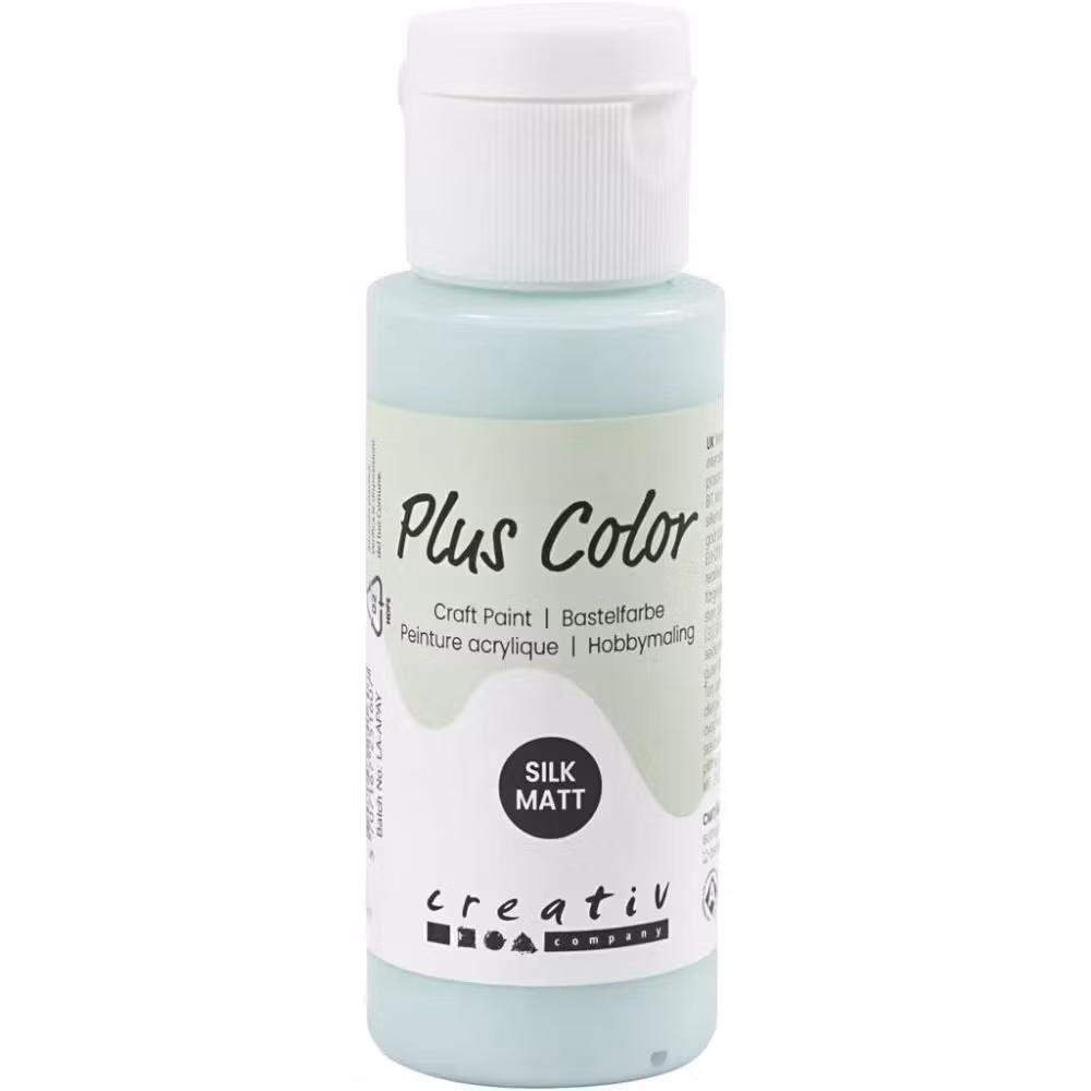 Plus Color Hobbymaling, mintgrønn, 60ml/ 1 fl.