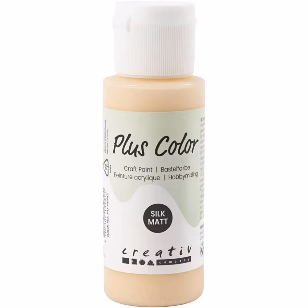 Plus Color Hobbymaling, lys pulver, 60ml/ 1 fl.