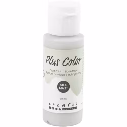 Plus Color Hobbymaling, lys grå, 60ml/ 1 fl.