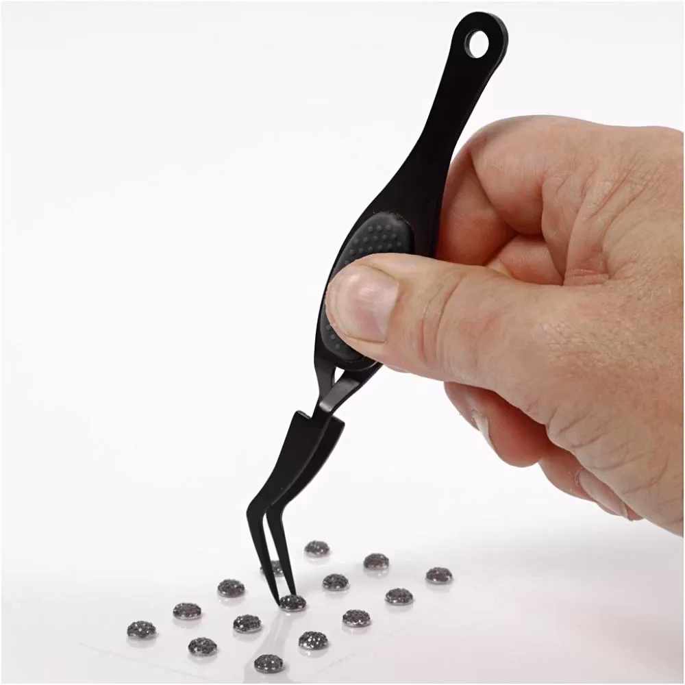 Pinsett med fjær, L: 12,5 cm, 1 stk.