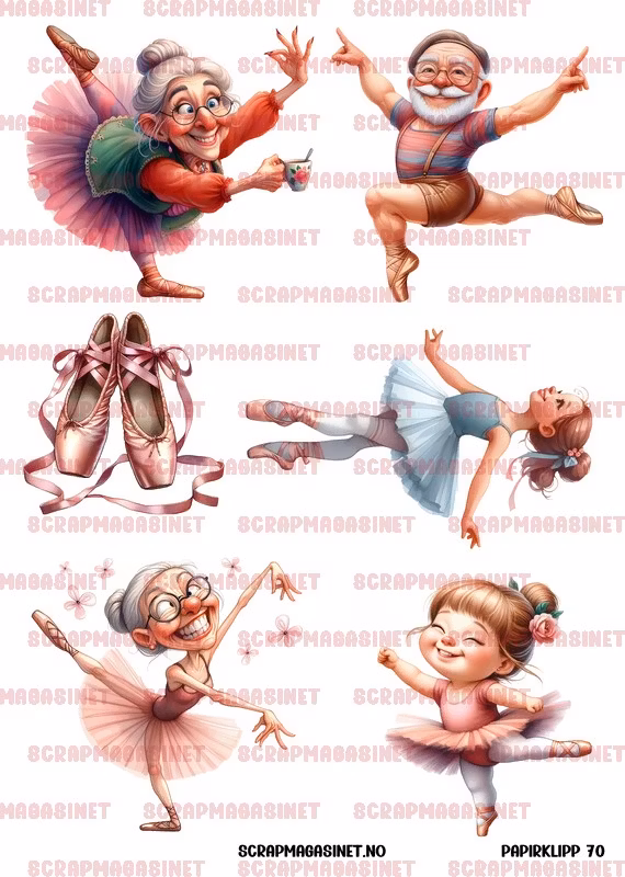 Papirklipp 70 - Ballett A4