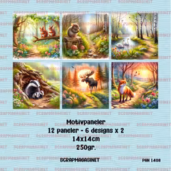 Paneler 1408 - Pakke med 12 paneler i 14x14cm
