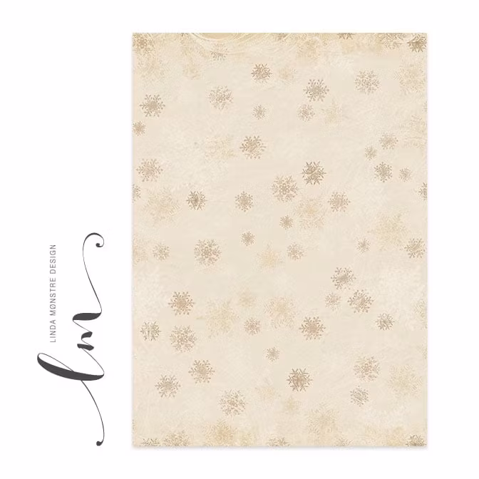 Papirklipp Linda Mønstre Design Jul2 - A4