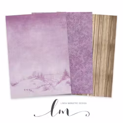 Papirklipp Linda Mønstre Design Jul4 - A4