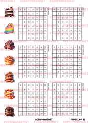 Forhåndsbestilling - Papirklipp 82 - Kalender 2026 klassisk mnd 1-6 STOR