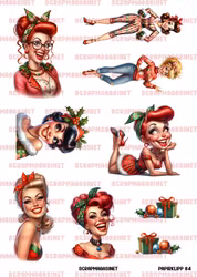 Forhåndsbestilling - Papirklipp 84 - Pinup Jul