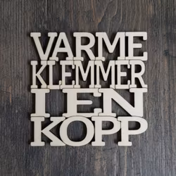 Coaster - Varme klemmeri en kopp - 3mm bjørkefiner