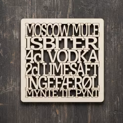 Coaster - Moskow Mule - 3mm bjørkefiner