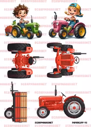 Papirklipp 93 - Traktor A4