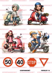 Papirklipp 94 - Scooter A4