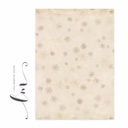 Lindadesign - Snøstjerner på beige
