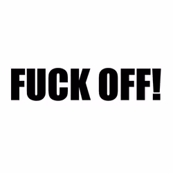 FUCK OFF! Dekal