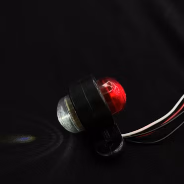 Sidomarkering Mini RÖD-Vit LED 12/24V