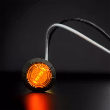 Positionsljus / Sidomarkering Rund 12-24v LED