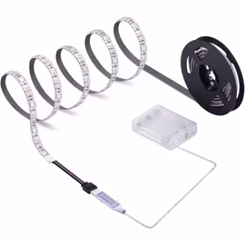 LED-LIST AA-batterier (VITT LJUS) Vattentålig