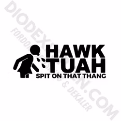 HAWK TUAH Dekal