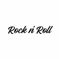 Rock n´ roll Dekal