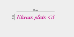 Klaras plats 3