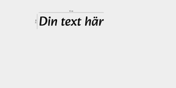 Din text här
