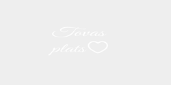 Tovasplats  24x13 VIT