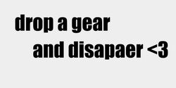 drop a gear      and disapaer 3 60x20 SVART