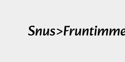 SnusFruntimmer 60x9 SVART