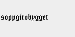 soppgirobygget 45x7 SVART