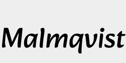 Malmqvist 77x20 SVART