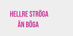 HELLRE STRÖGA      ÄN BÖGA 38x20 ROSA