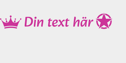 Din text här 64x10 ROSA
