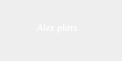 Alex plats 26x7 VIT