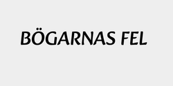 BÖGARNAS FEL 53x9 SVART