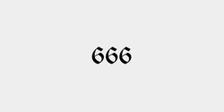 666 18x9 SVART