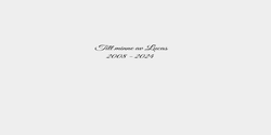 Till minne av Lucas      2008  2024 30x6 SVART