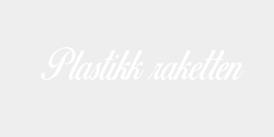 Plastikk raketten 52x12 VIT