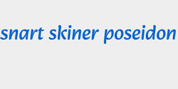 snart skiner poseidon 71x10 BLÅ