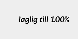 laglig till 100 49x9 SVART