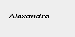 Alexandra  38x6 SVART