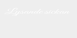 Lysande sickan 60x8 VIT