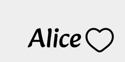 Alice  50x18 SVART