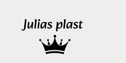 Julias plast  38x23 SVART