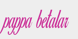 pappa betalar 48x20 ROSA