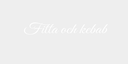 Fitta och kebab 100x20 VIT