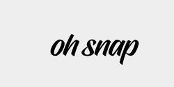 oh snap 29x12 SVART