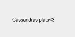 Cassandras plats3 45x7 SVART