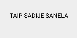 TAIP SADIJE SANELA 77x9 SVART
